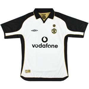 CAMISETA RETRO MANCHESTER UNITED 100TH 2000/01