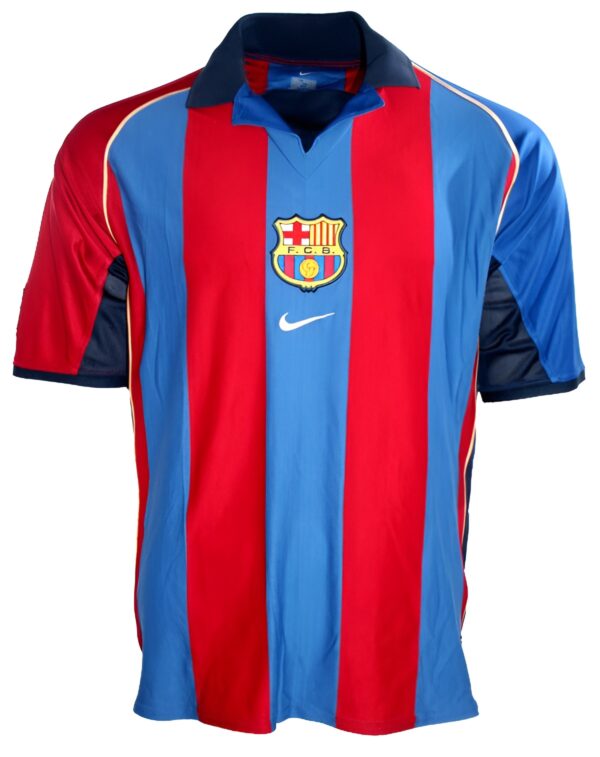 CAMISETA RETRO FC BARCELONA 2001/02