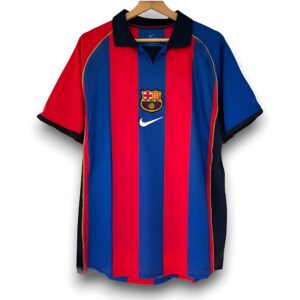 CAMISETA RETRO FC BARCELONA 2001/02